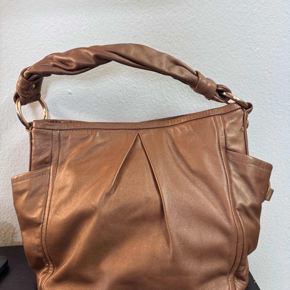 Vintage Coach Slouchy Hobo Brown Leather Parker Purse 13412